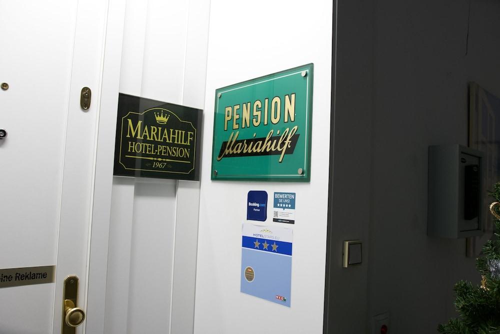 Pension Hotel Mariahilf Wien Exteriör bild