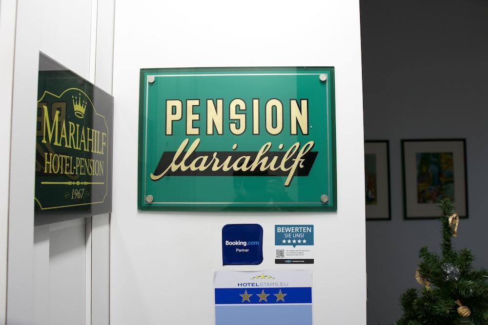 Pension Hotel Mariahilf Wien Exteriör bild